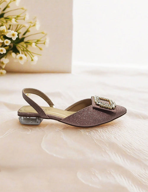 Peach Fancy Sandals