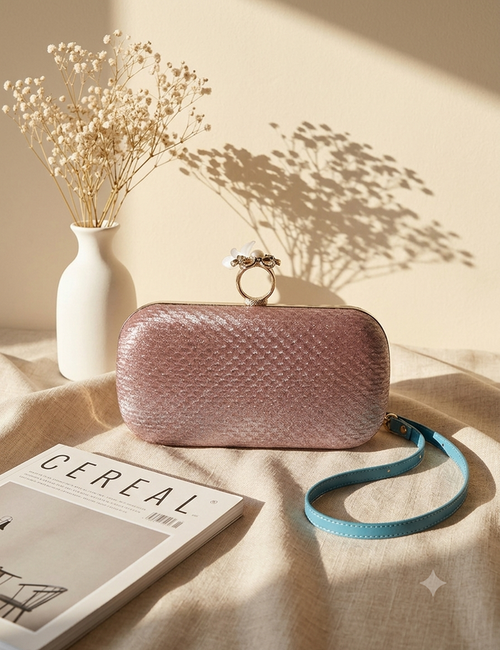 Pink | Fancy Clutch for Ladies