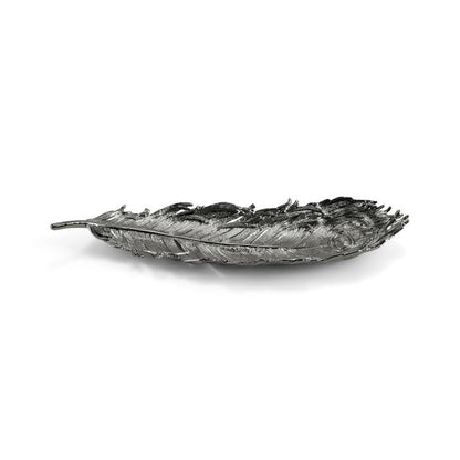 Plume Tray Nickleplate by Michael Aram