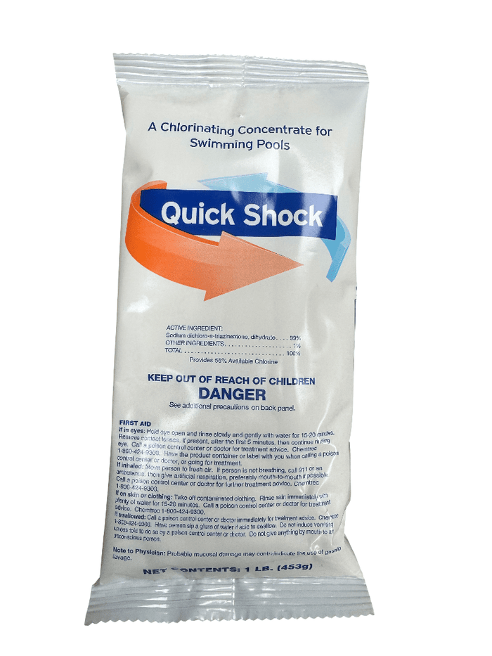 Pool Place Easy/Quick Shock Dichlor - 1 Lb - Great Backyard Place