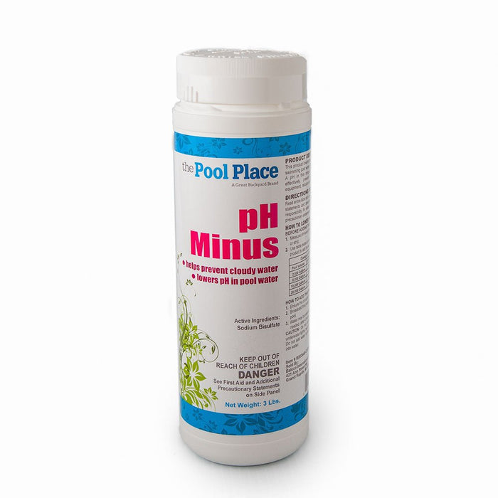 Pool Place pH Minus - 3 Lbs. - Great Backyard Place