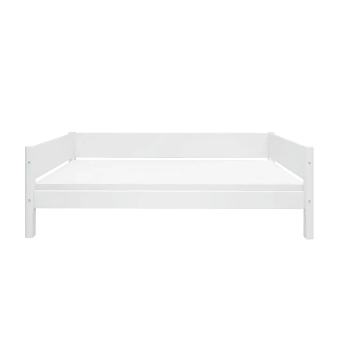 Single Bed with Safety Rail, 90x200 cm, White SINGLE_BED 200 flexa-com.myshopify.com