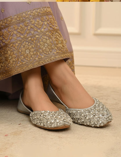 Silver Fancy Khussa