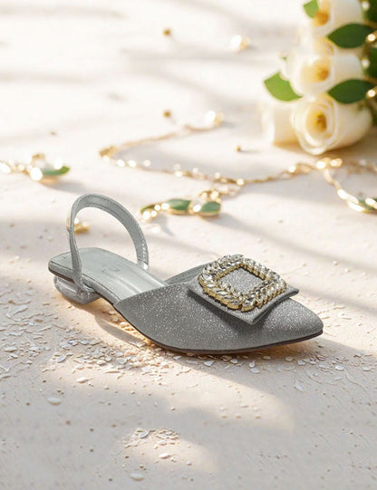 Silver Fancy Sandals