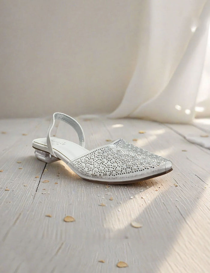 Silver Fancy Sandals