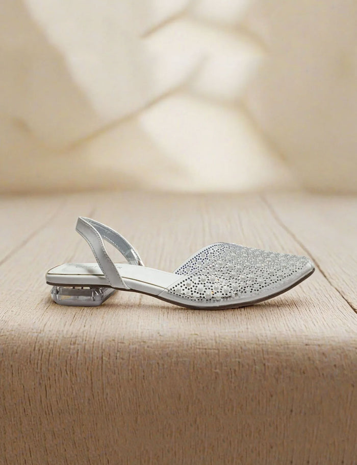 Silver Fancy Sandals