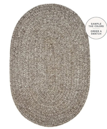 Slate Grey Braided Outdoor Rug