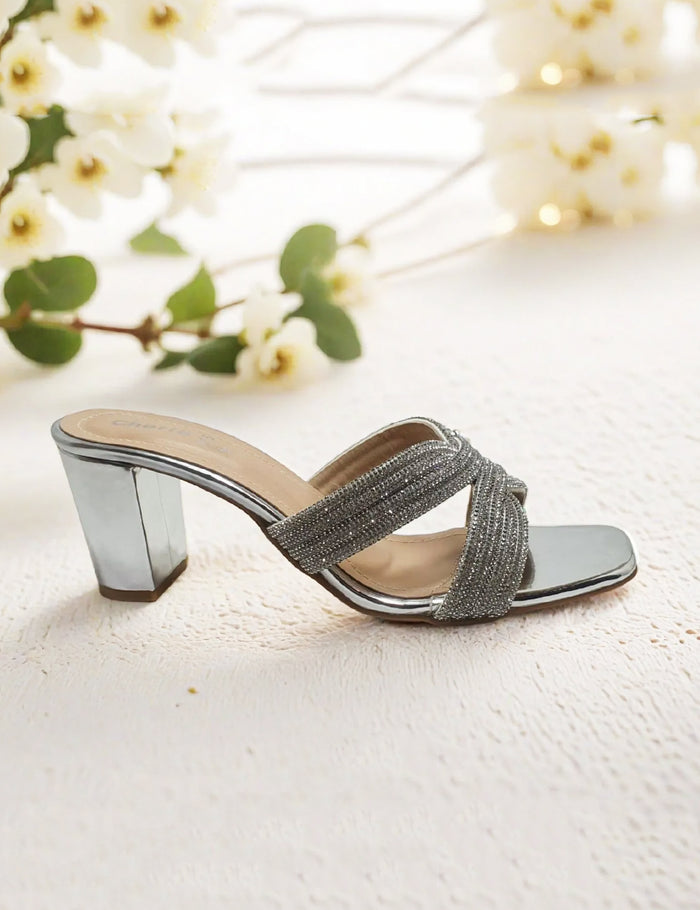 Sliver Fancy Slippers
