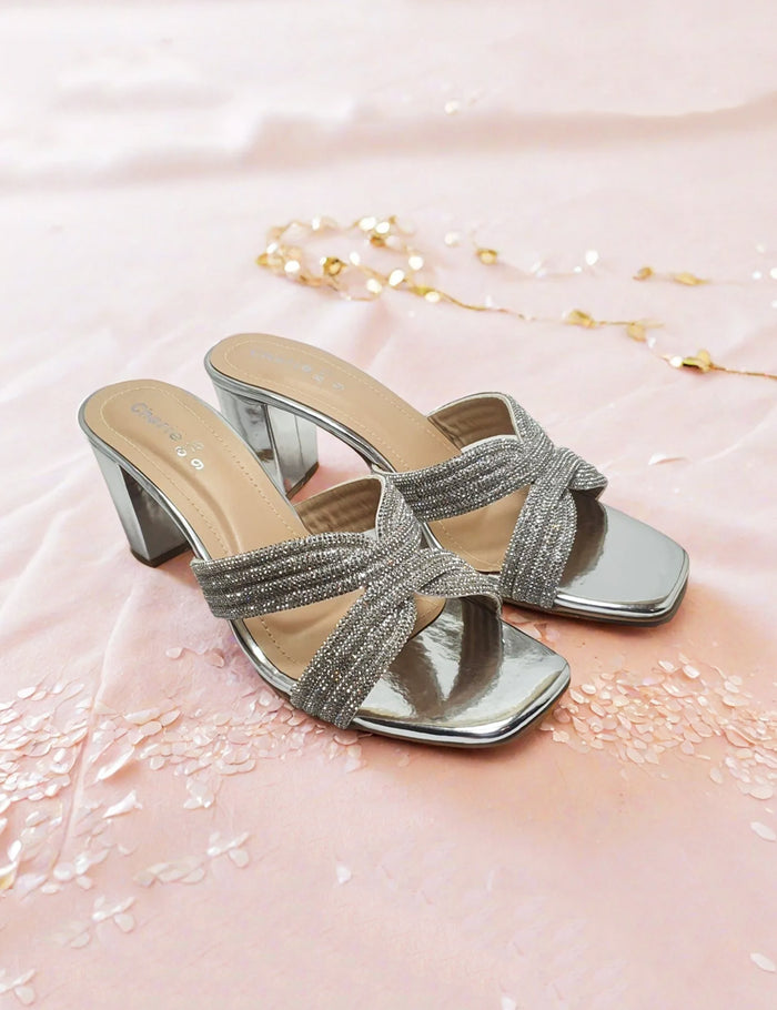 Sliver Fancy Slippers