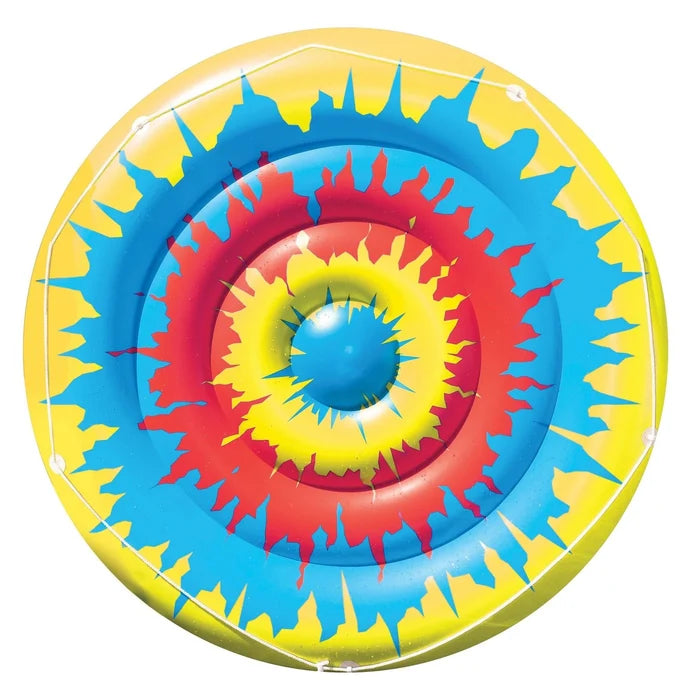 Spiral Tie Dye Island Float - Great Backyard Place
