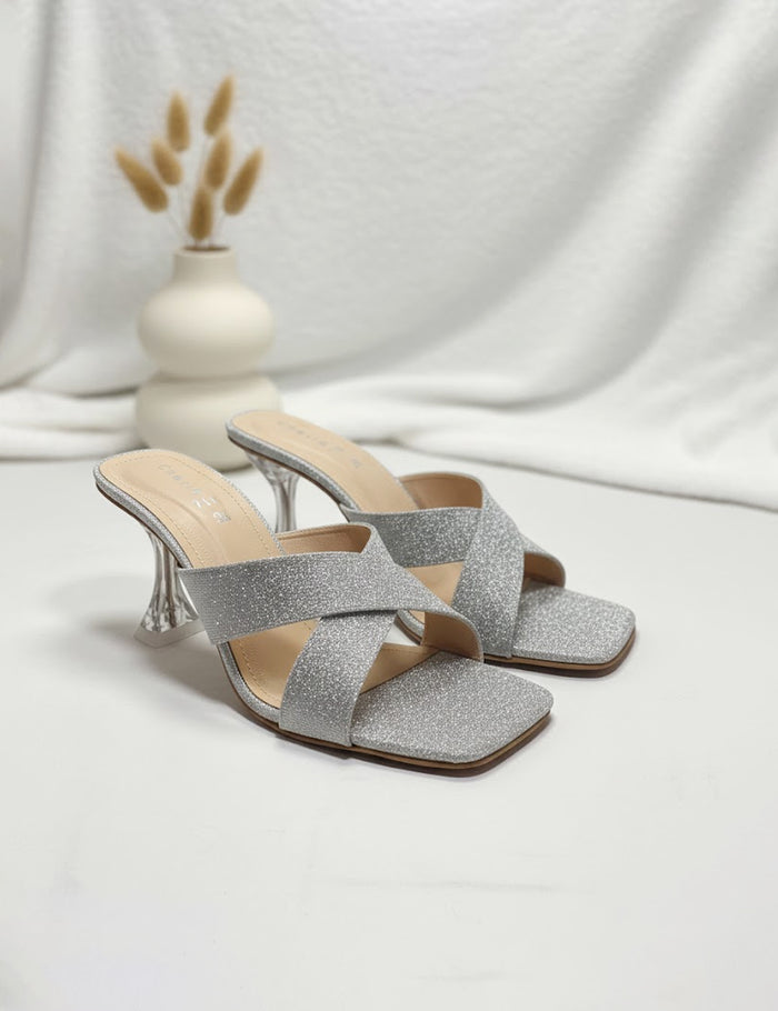 Stylish Silver Women Slippers