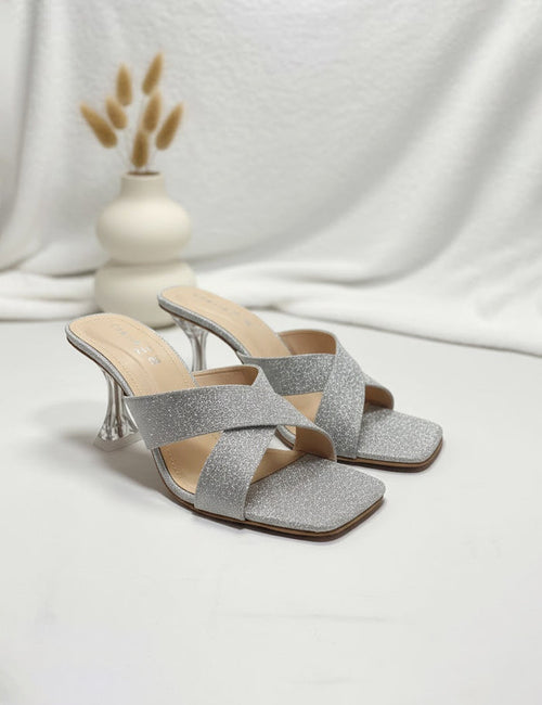 Stylish Silver Women Slippers