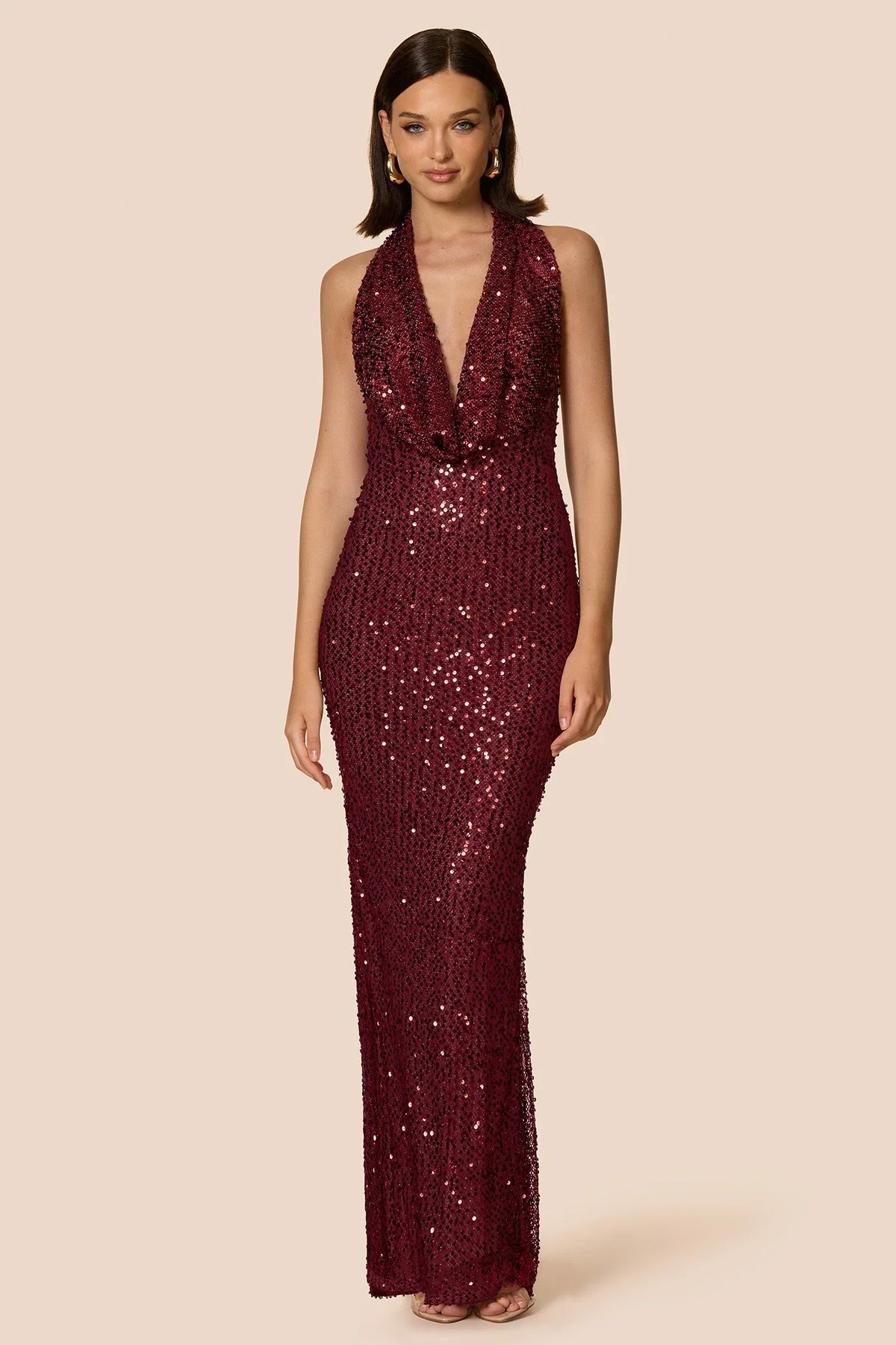 Nookie Suri Gown - Wine