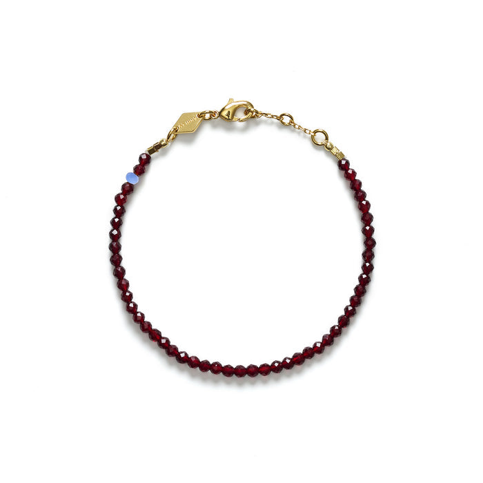 Tan Line Bracelet, Burgundy