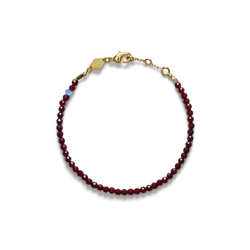 Tan Line Bracelet, Burgundy