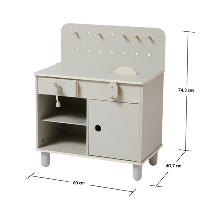 The Workbench, Grey PLAY the-workbench-natural-grey  flexa-com.myshopify.com