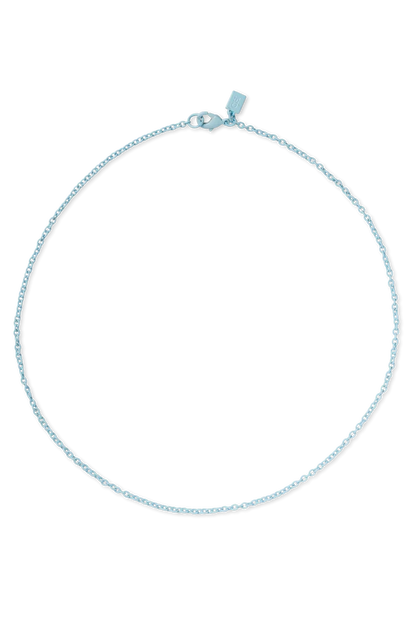 Tonal O Necklace, Baby Blue