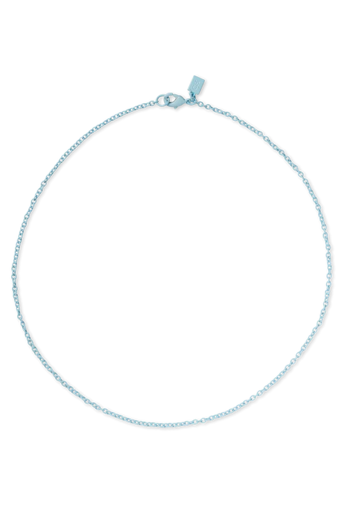 Tonal O Necklace, Baby Blue