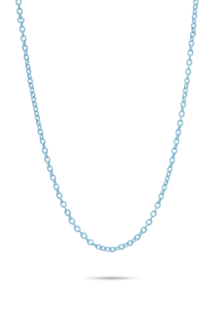 Tonal O Necklace, Baby Blue