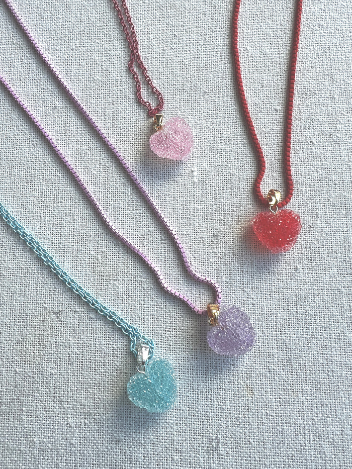 Tonal O Necklace, Baby Blue
