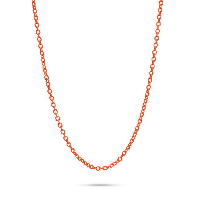 Tonal O Necklace, Orange