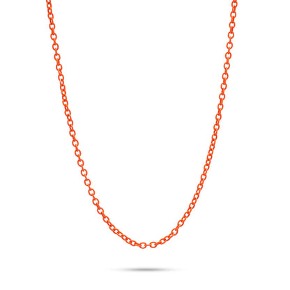 Tonal O Necklace, Orange