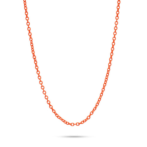 Tonal O Necklace, Orange