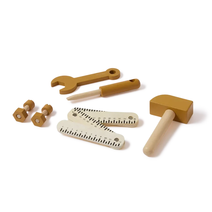 Tool set, 8 pcs, Handpainted, Yellow PLAY ACTIVE flexa-com.myshopify.com