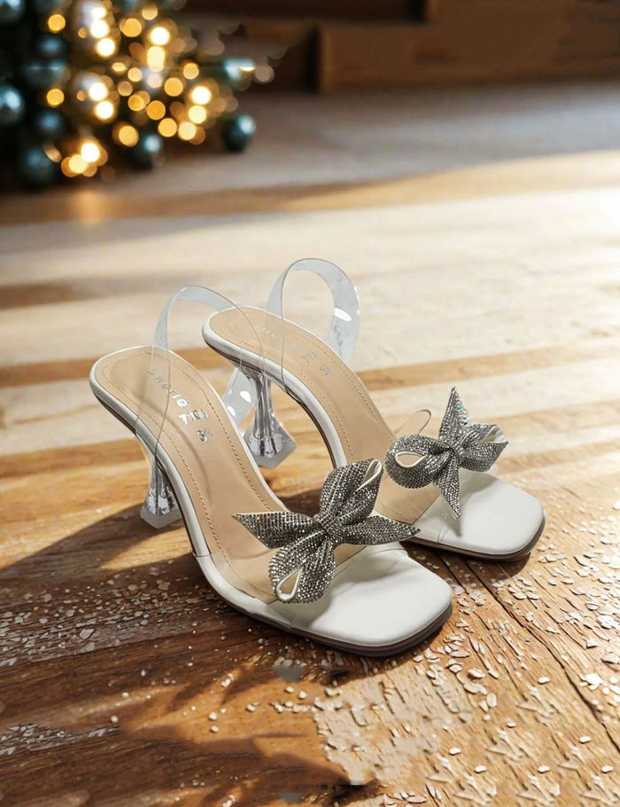 White Fancy Sandals