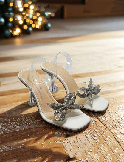 White Fancy Sandals