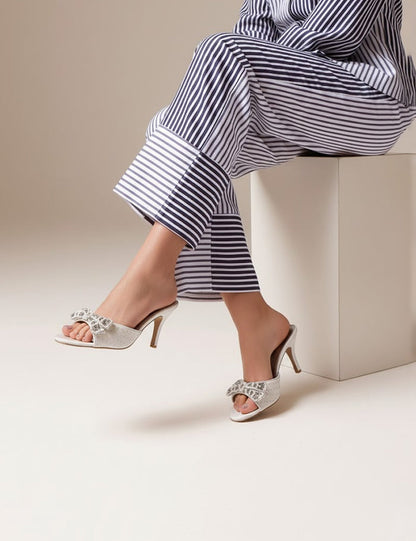 White Fancy Slippers