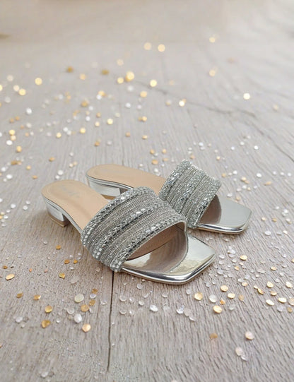 White Fancy Slippers