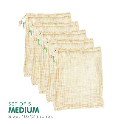 Zippies Cotton Mesh Produce Bag