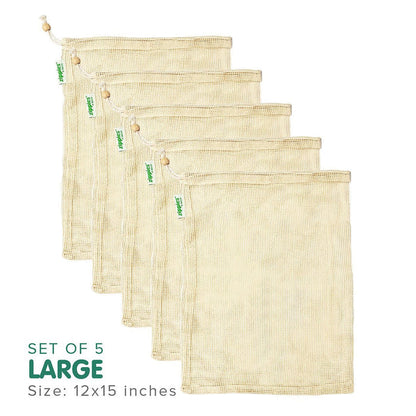 Zippies Cotton Mesh Produce Bag