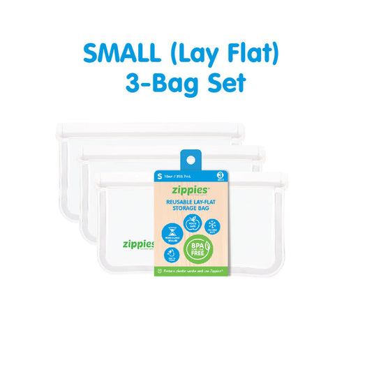 Zippies Reusable Lay Flat Bags