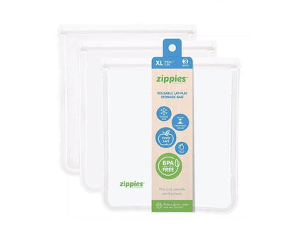 Zippies Reusable Lay Flat Bags